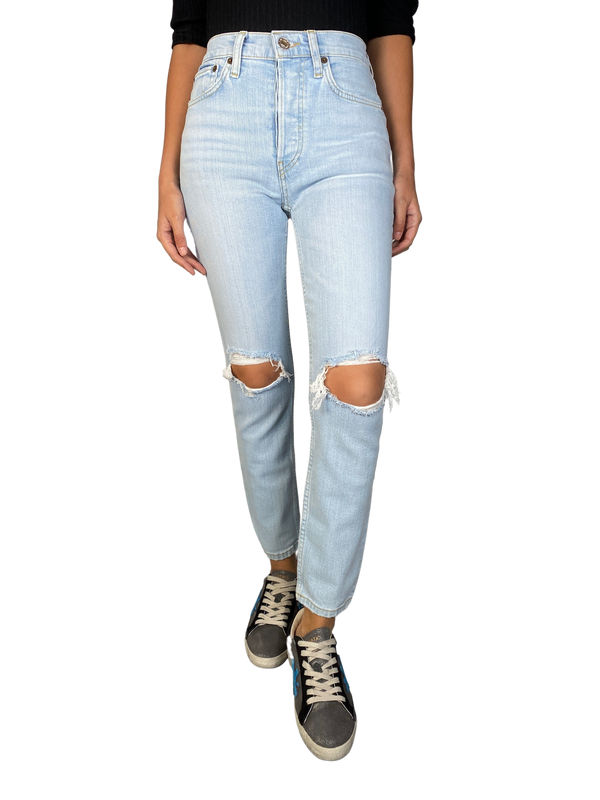 Jeans High Rise Ankle Crop