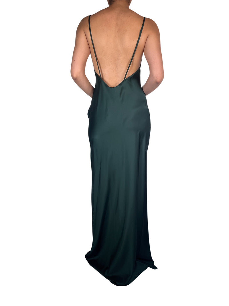 Vestido Verde Petróleo