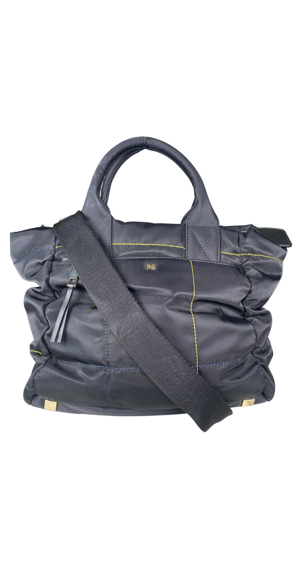 Cartera Acolchada Negra