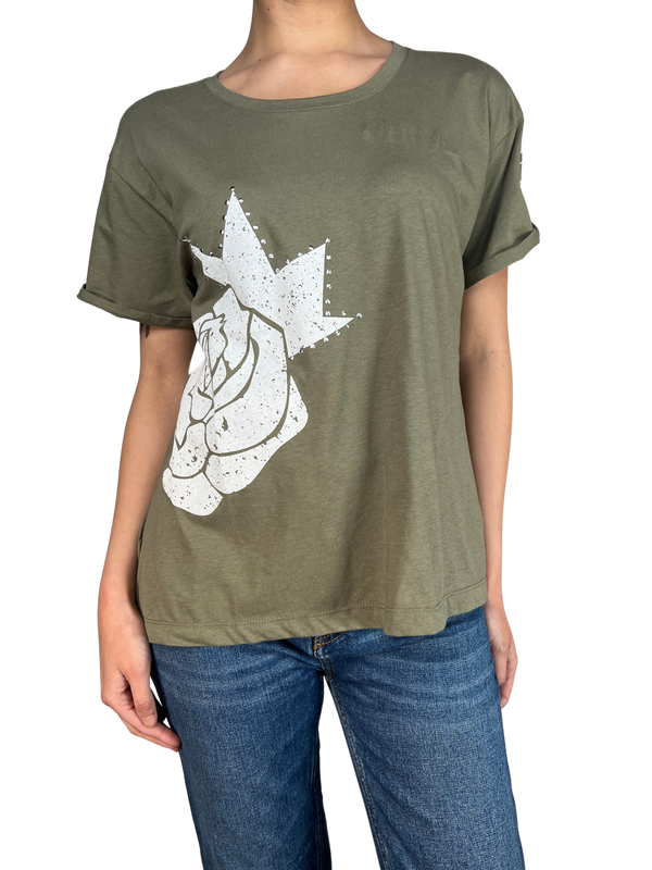 Polera Rose Militar