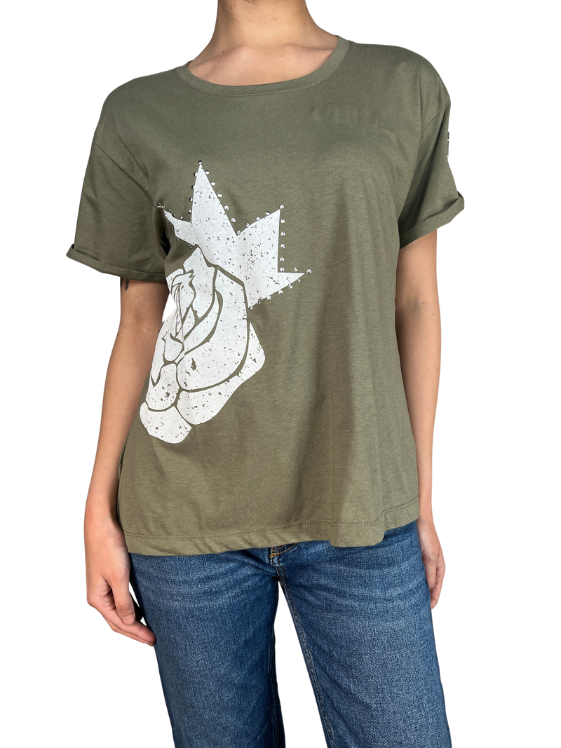Polera Rose Militar