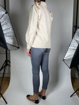 Blusa Denim Beige