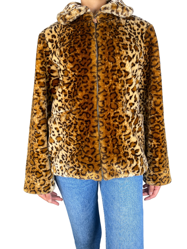 Chaqueta Animal Print Peluda