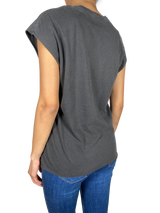 Polera Gris Calaveras