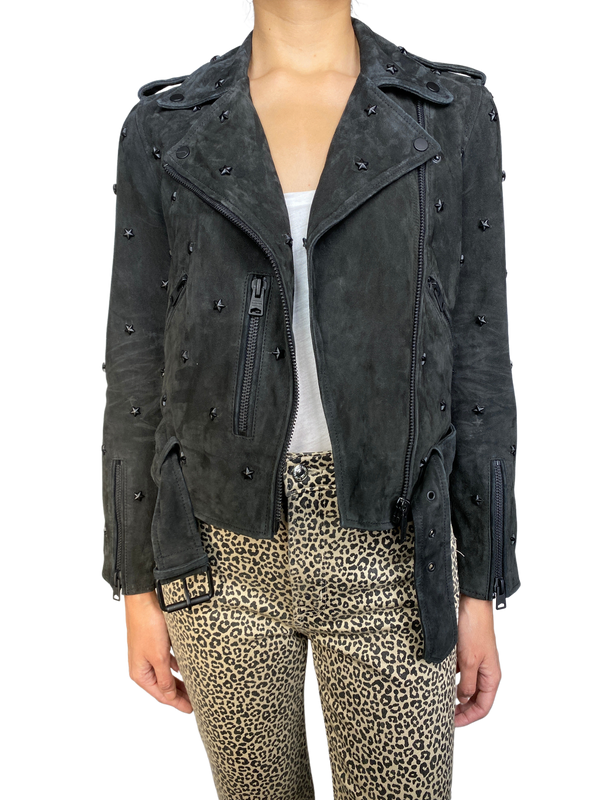 Chaqueta Cuero Gamuza
