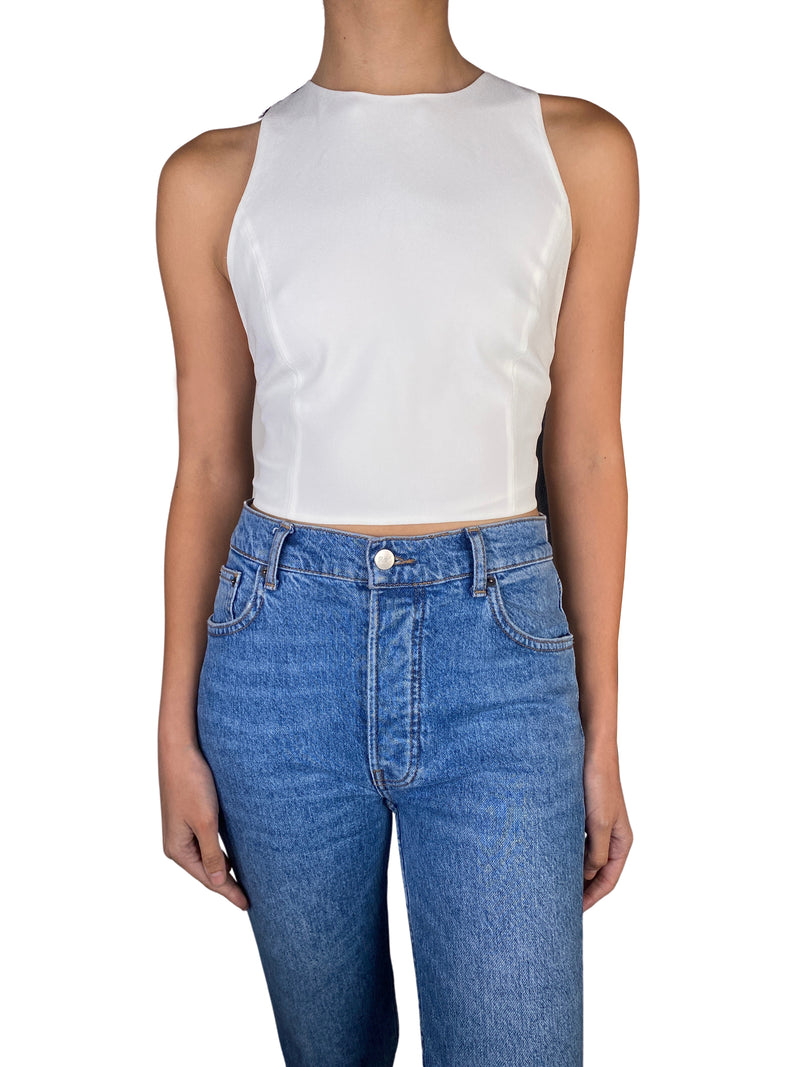 Crop Top con Encaje