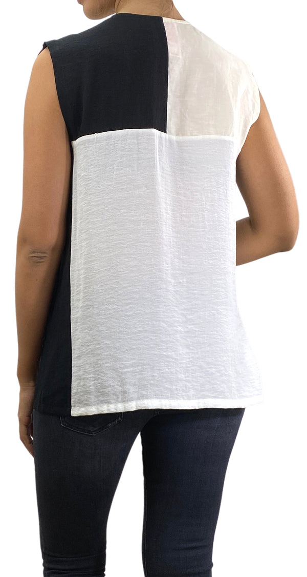 Blusa Blanco y Negro