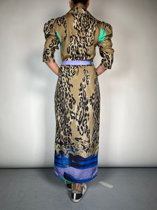 Vestido Animal Mint