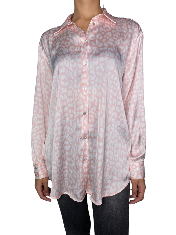 Blusa Rosada Animal Print