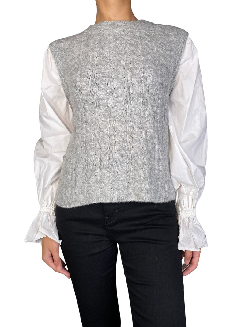 Swaeter Gris y Blanco