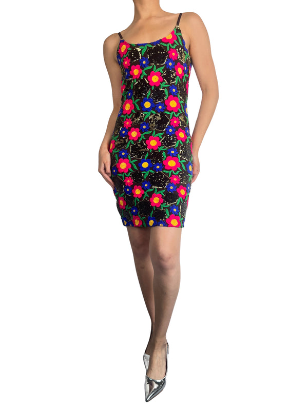 Vestido Lentejuelas Bordado