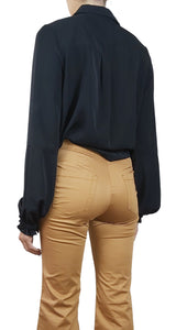Blusa Negra Puños