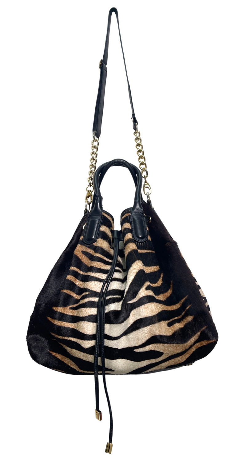 Cartera Cuero Animal Print