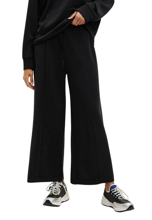 Pantalón Desigual Culotte  Negro - Calce Holgado