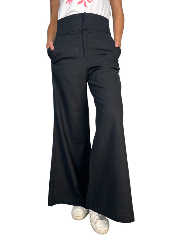 Pantalón Lino Negro