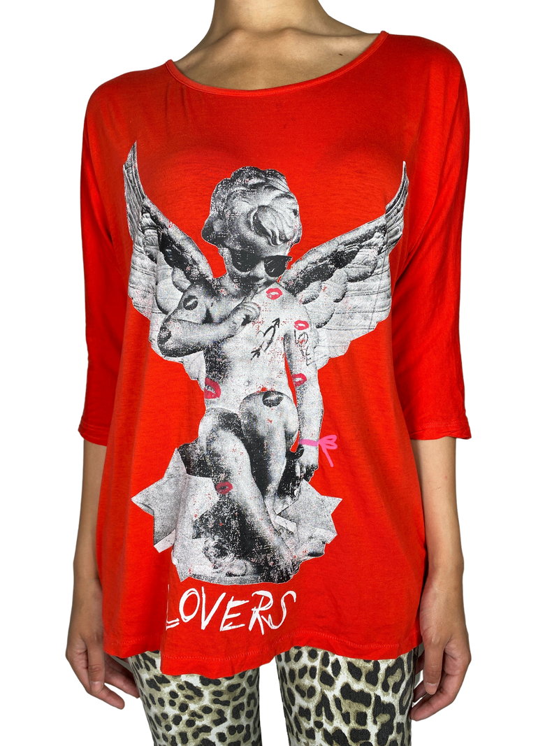 Polera Naranja Angel