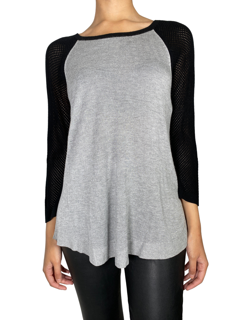 Sweater Gris / Negro