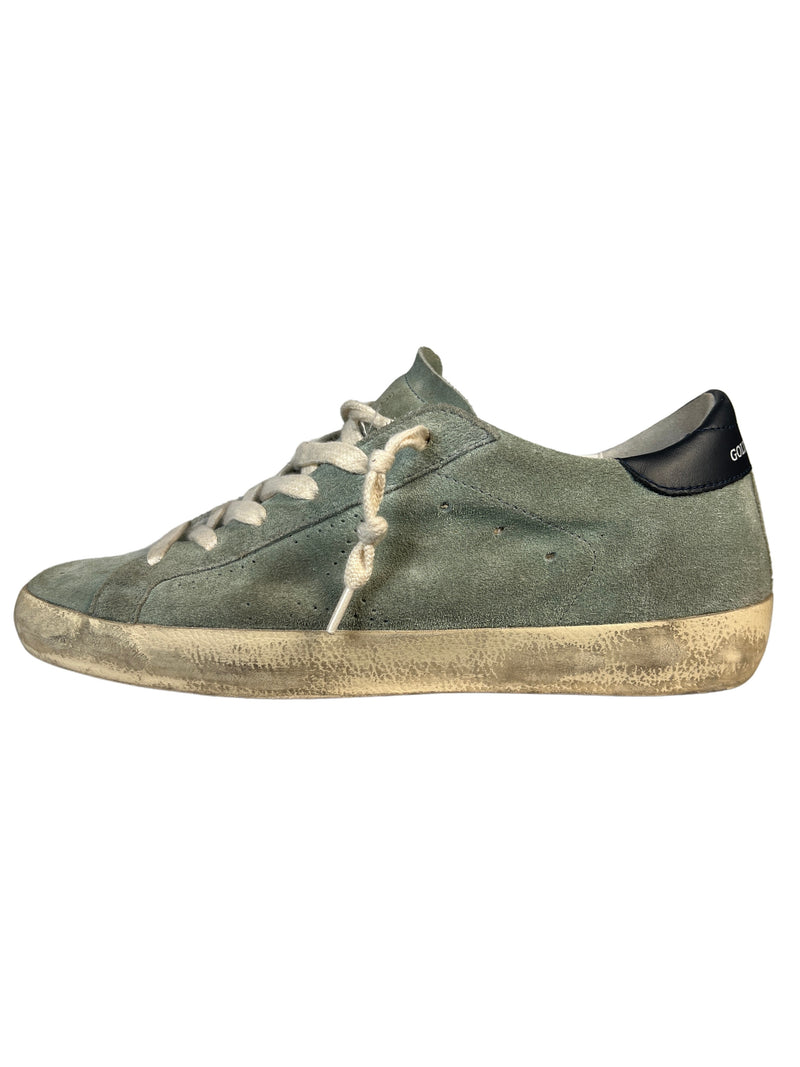 Zapatillas Superstar Military Green Suede