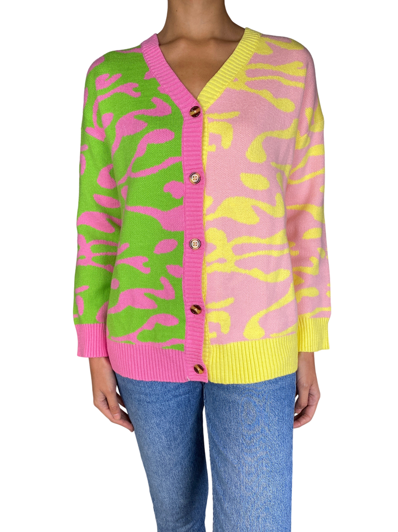 Cárdigan Botones Multicolor