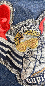 Chaqueta Denim Parches