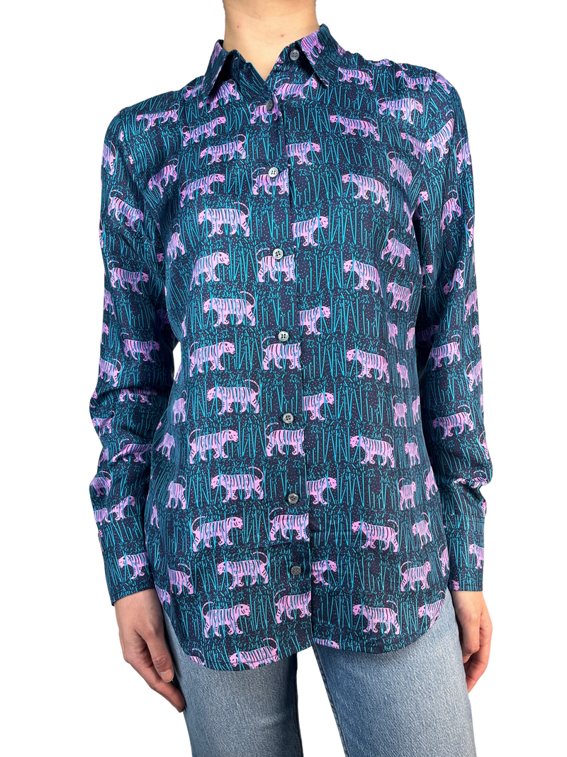 Blusa Tigre Seda