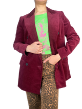 Blazer Cotelé Burdeo