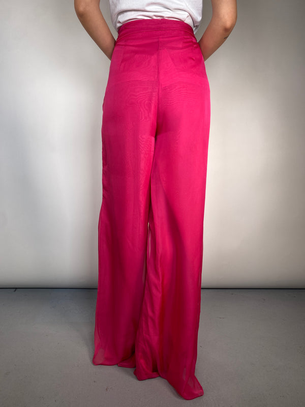 Pantalón Palazzo Fucsia