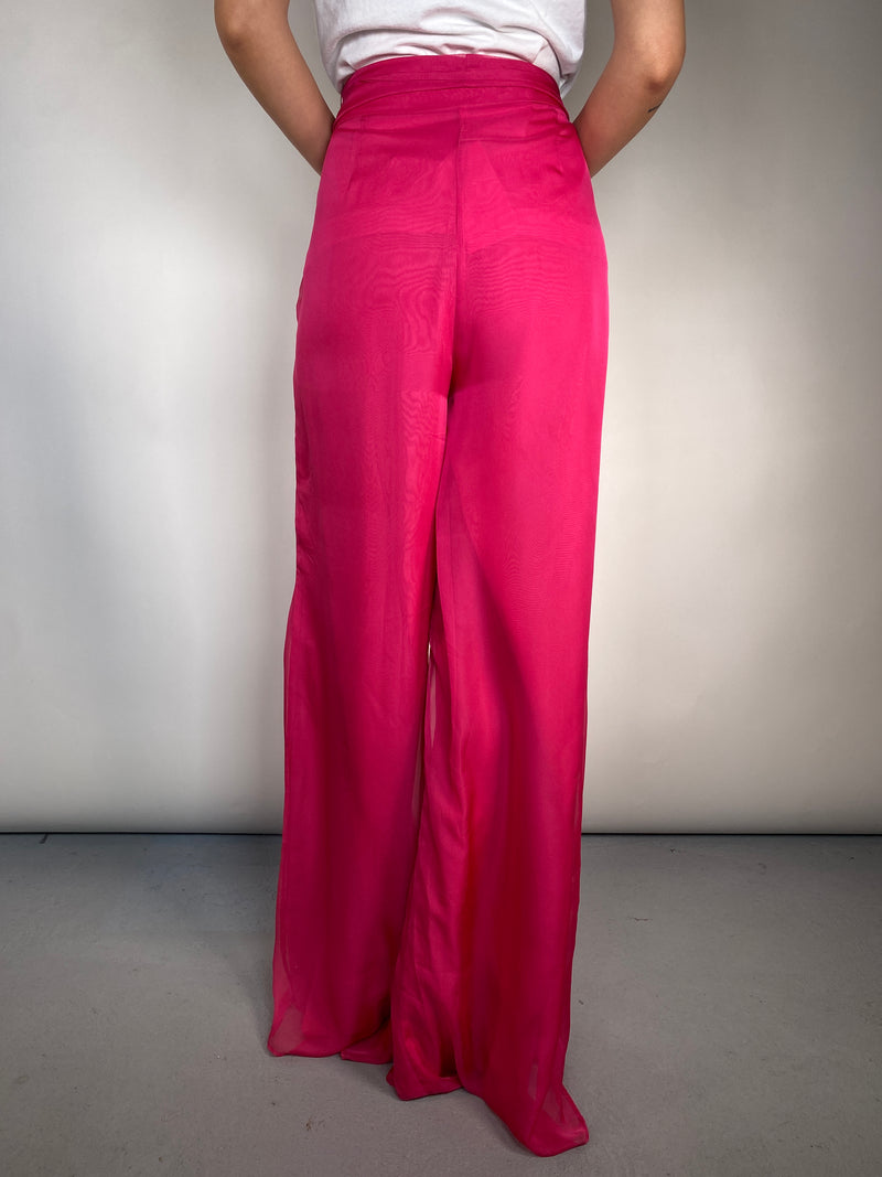 Pantalón Palazzo Fucsia