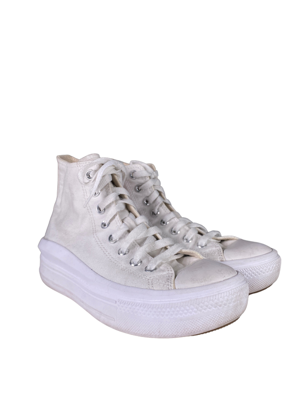 Converse Blanca Plataforma