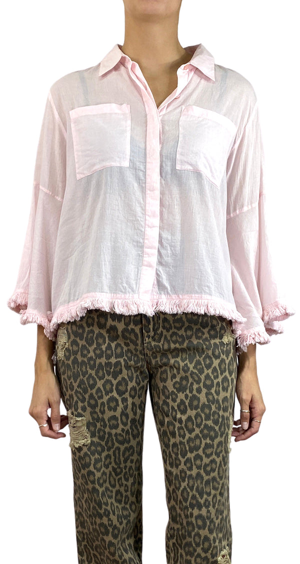 Blusa Rosada Acampada