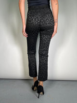 Pantalón Animal Print Negro