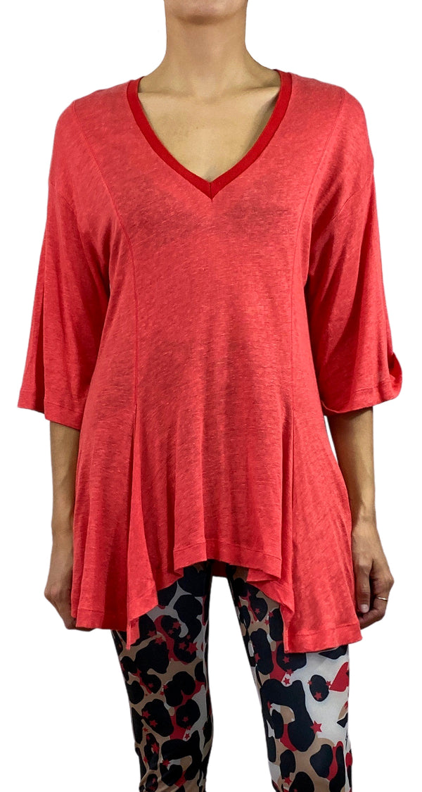 Polera Larga Roja