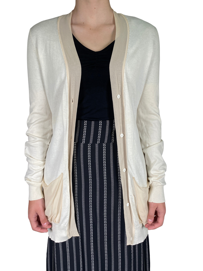 Sweater Abierto Seda Cashmere