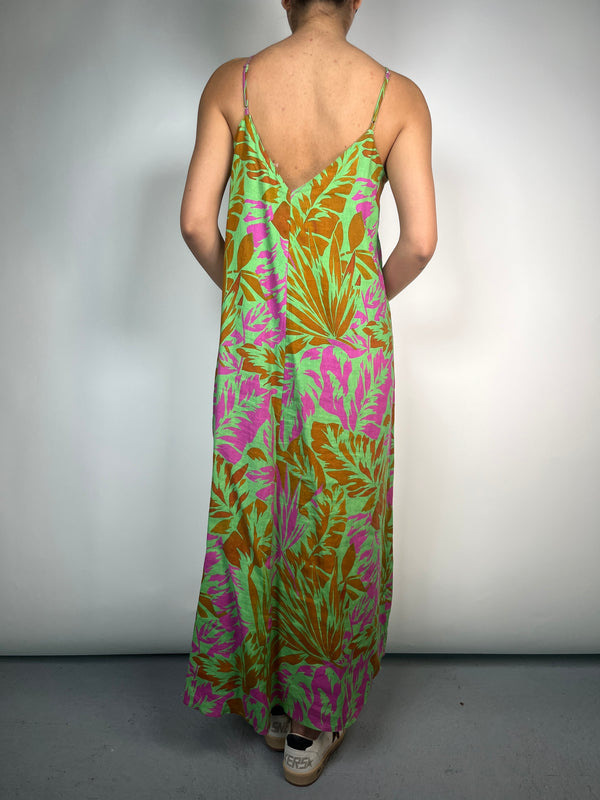 Vestido Lino Estampado