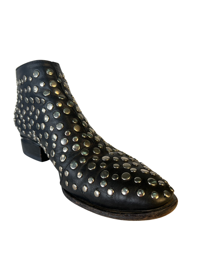 Cuero Prune Zapatos Online Calzados Botas Con Tachas Prune Botines