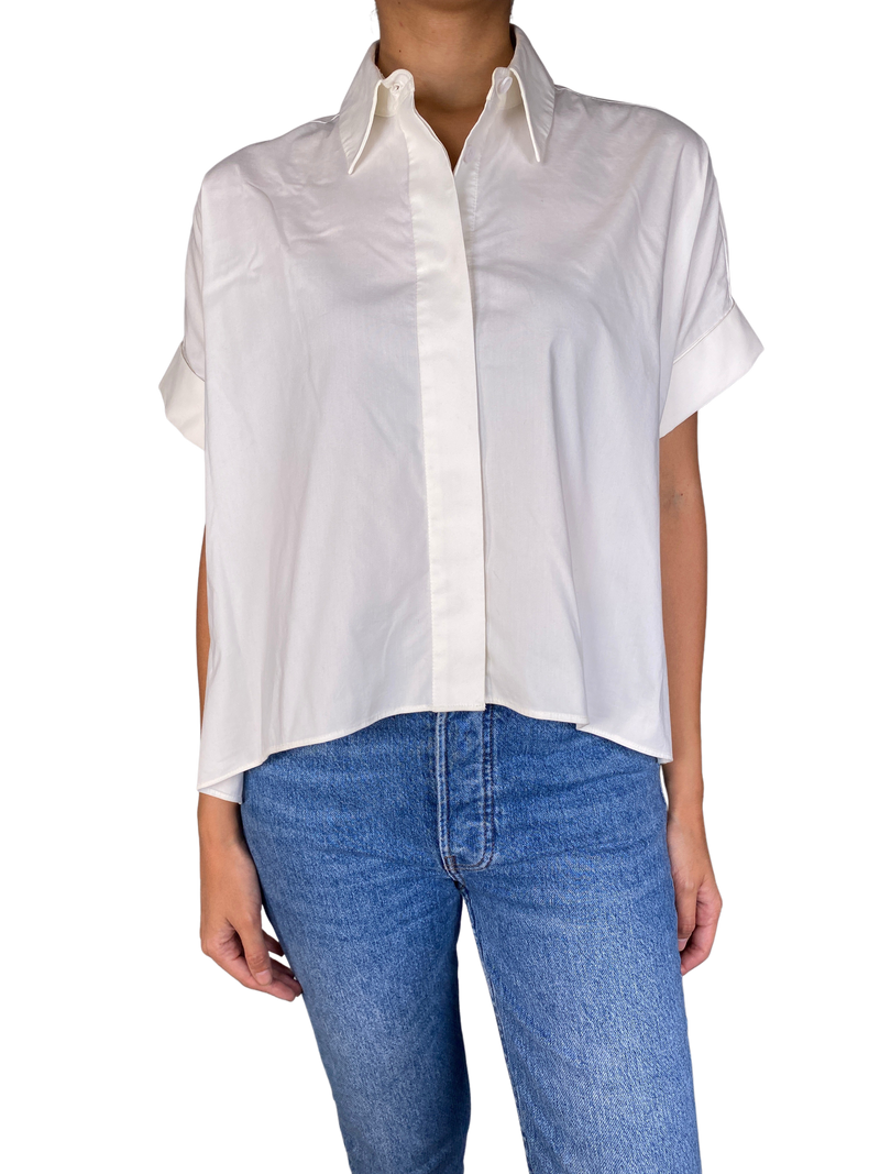 Blusa Blanca Botones