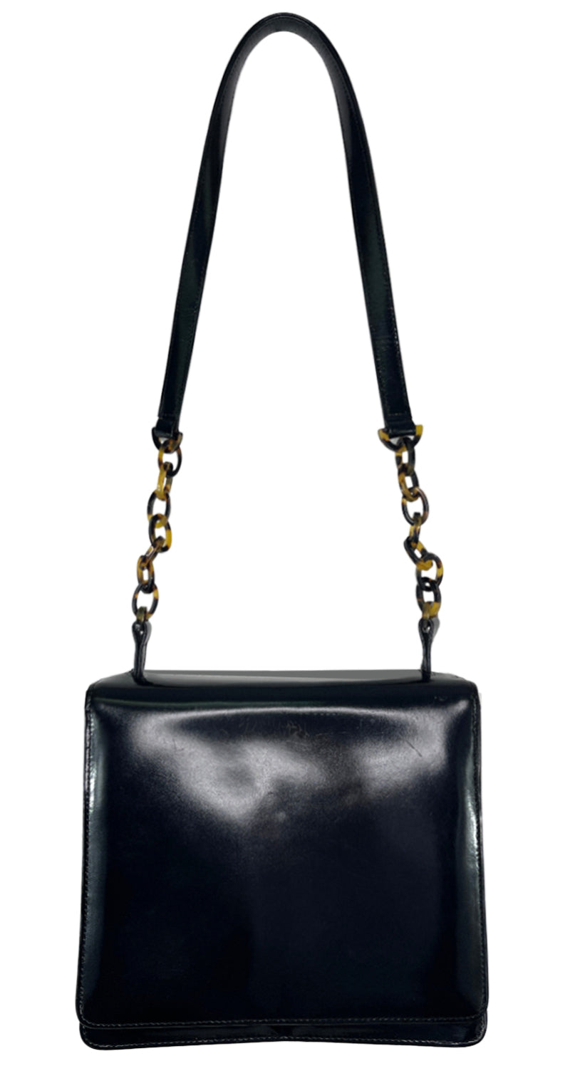Bolso Cuero Negro