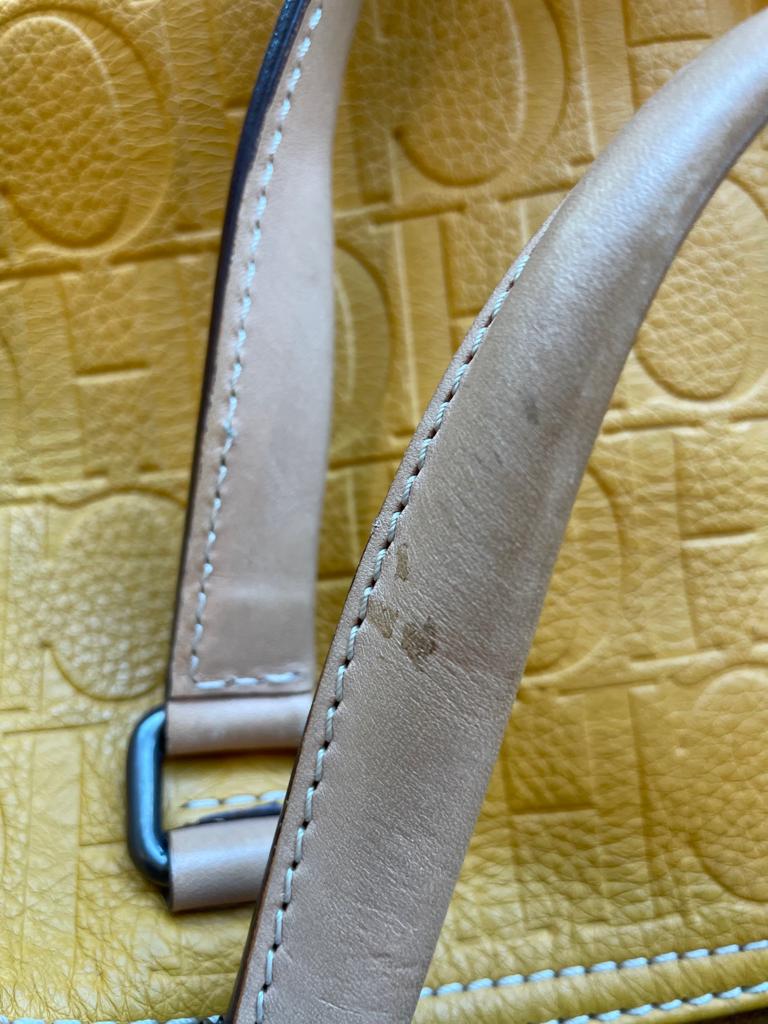 Cartera Monogram Amarilla