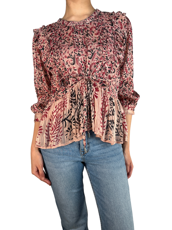 Blusa Alexandrie Print Pink