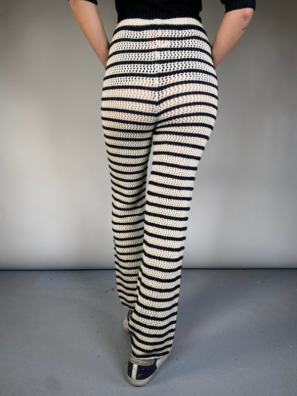 Pantalón Tejido de Rayas