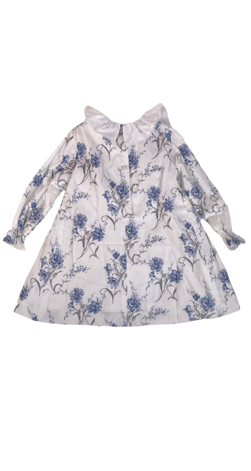 Vestido Flores Azules