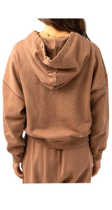 Ladies Core Hooded Fleece Cho