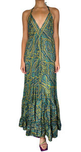 Vestido Seda Estampado