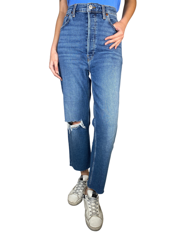 Jeans Vintage Índigo Destroy