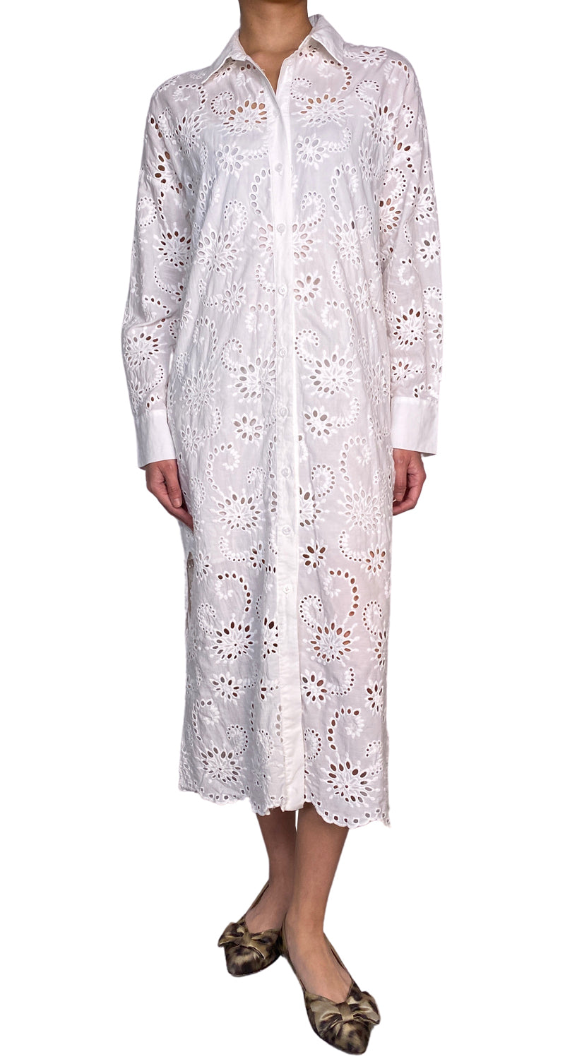 Vestido Camisero Broderie
