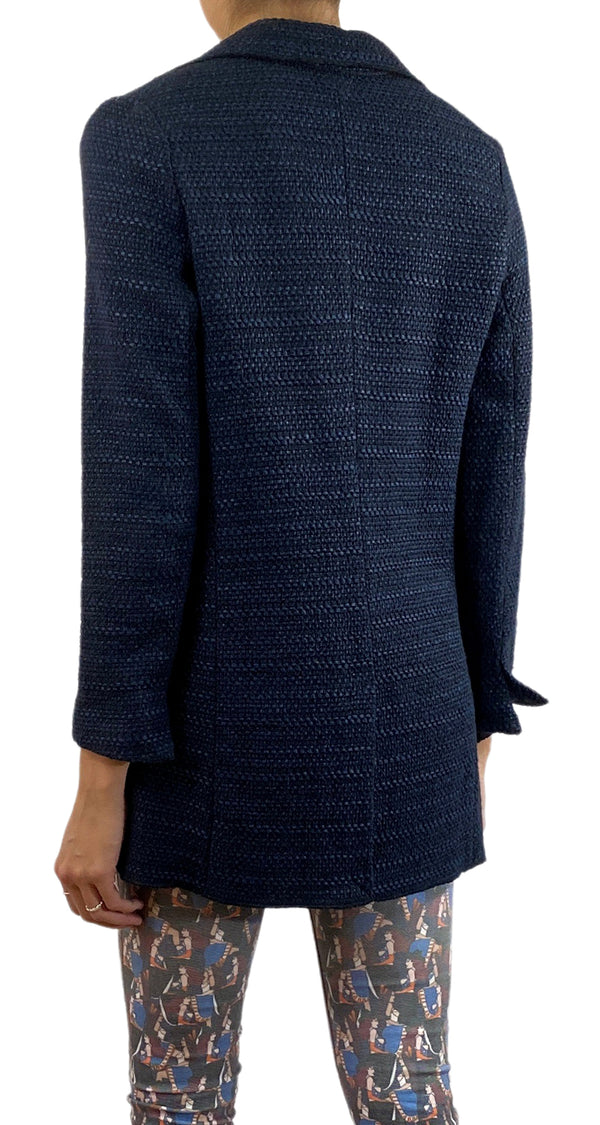Blazer Tejido Azul