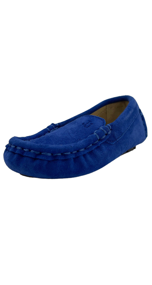 Mocasines Gamuza Azul