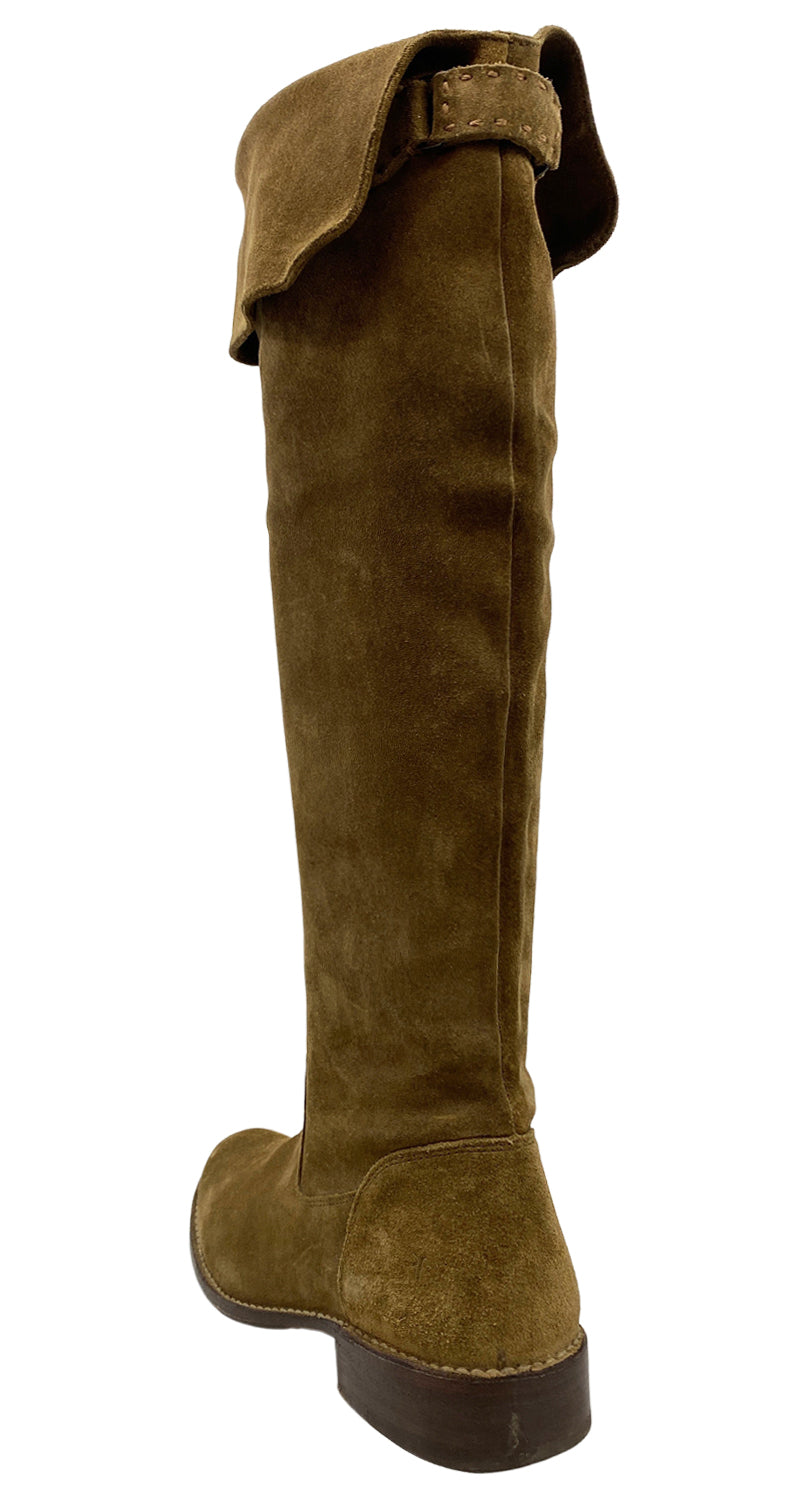 Botas Cuero Café