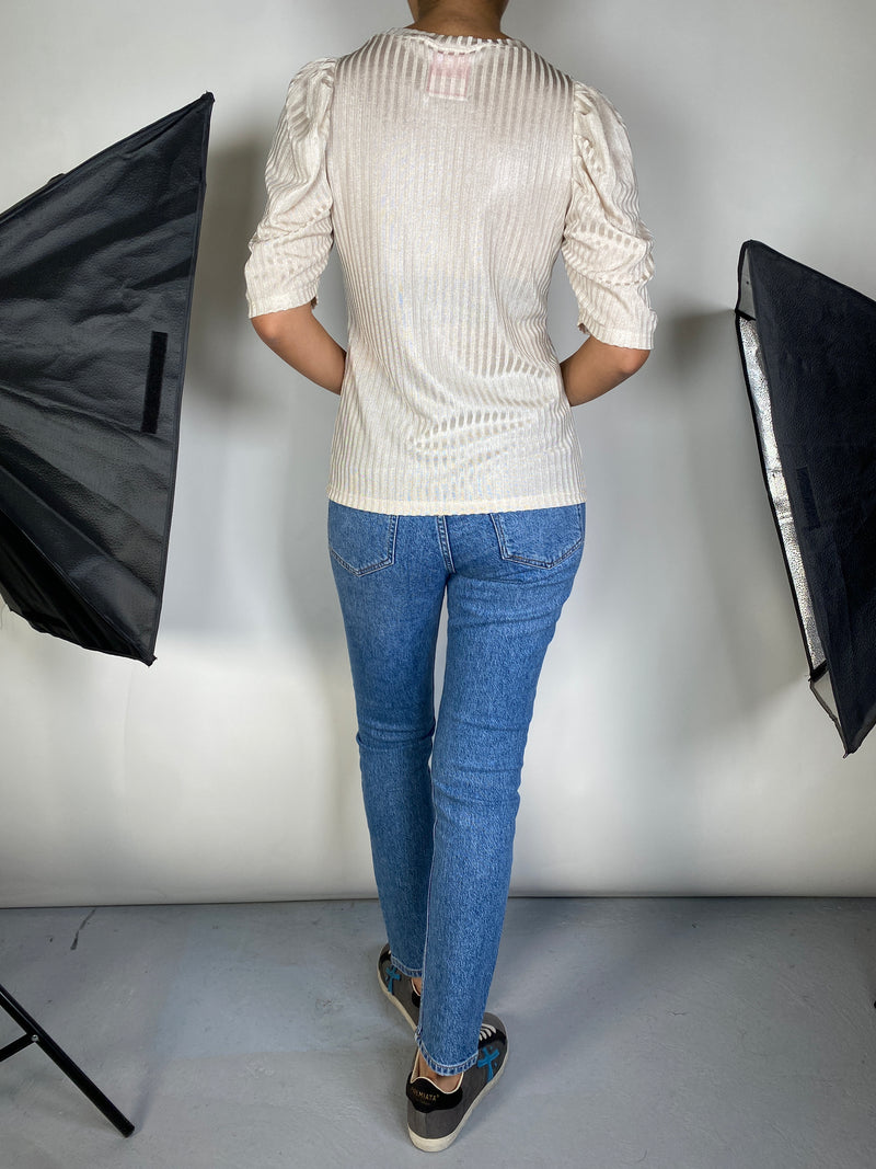 Polera Champagne