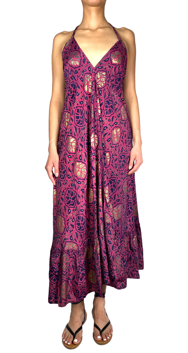 Vestido Seda Estampado